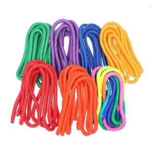 1PC Gymnastics Arts Rope Jumping Rope Exercise Fitness Rainbow Color